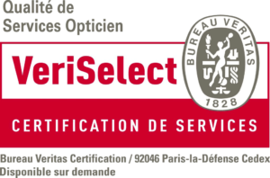 La certification "veriselect opticien " dispensée par le bureau veritas, vous assure un service de qualité.