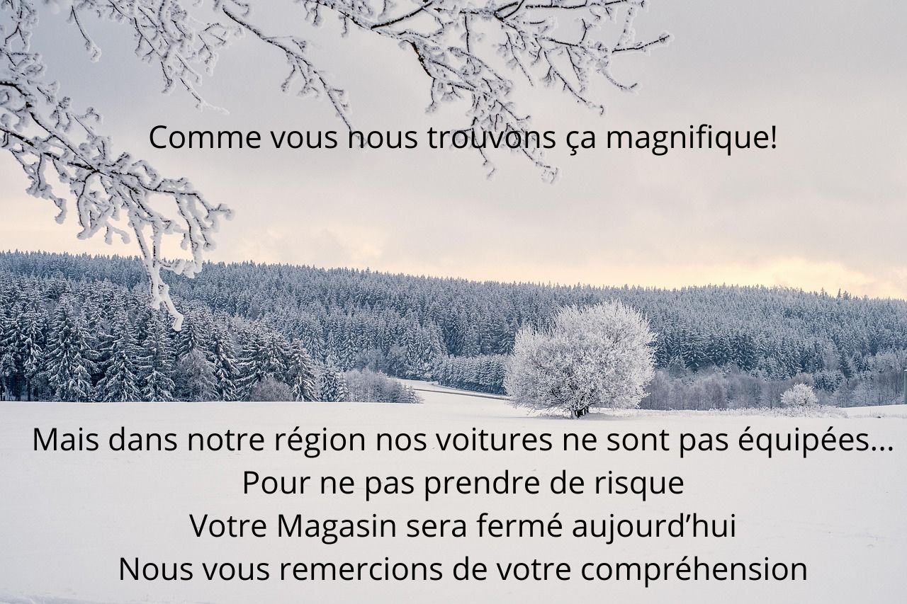 fermeture mardi 6 janvier